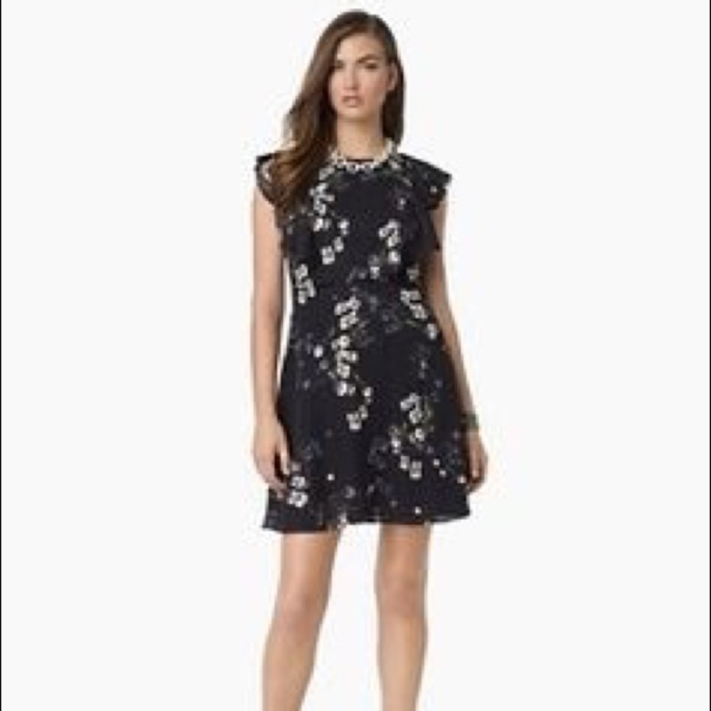 Juicy couture floral black dress